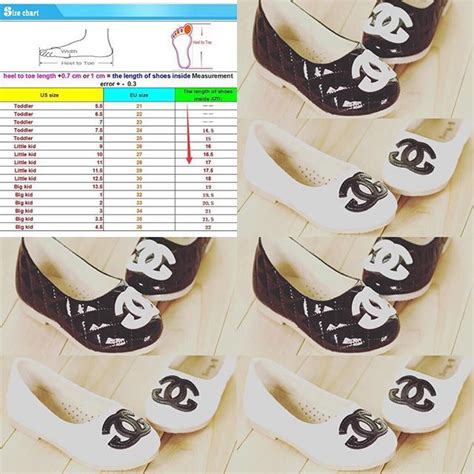 chanel schuhe größentabelle|Chanel size chart.